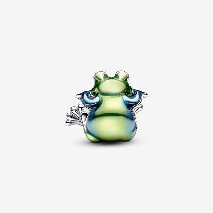 Climbing Frog Charm S925 Sterling Silver