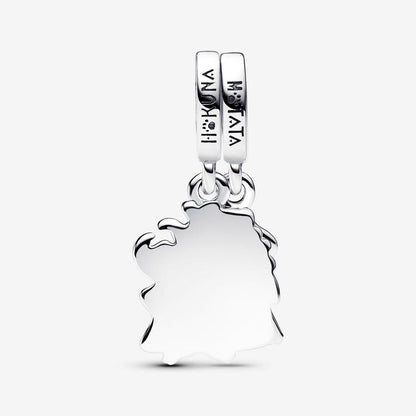 Disney The Lion King Timon & Pumbaa Splittable Dangle Charm S925 Sterling Silver