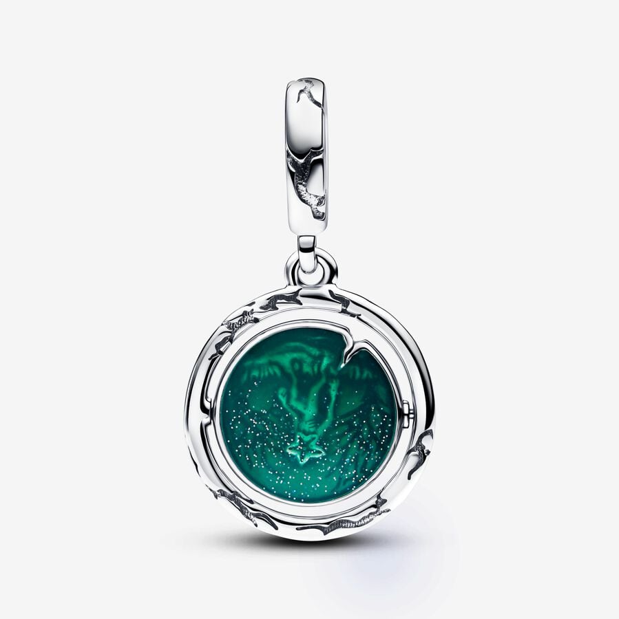 Stranger Things Glow-in-the-dark Upside Down Dangle Charm S925 Sterling Silver