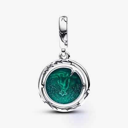 Stranger Things Glow-in-the-dark Upside Down Dangle Charm S925 Sterling Silver