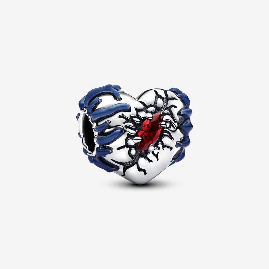 Stranger Things Glow-in-the-dark Heart Charm S925 Sterling Silver