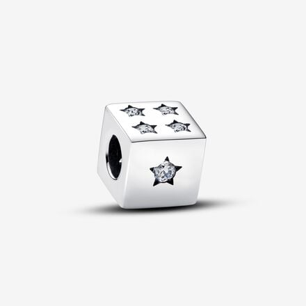Lucky Dice Charm S925 Sterling Silver