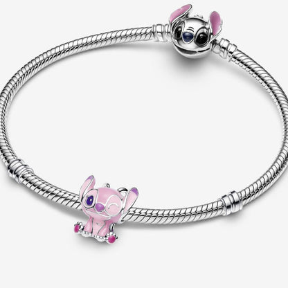 Disney Lilo & Stitch Angel Charm S925 Sterling Silver