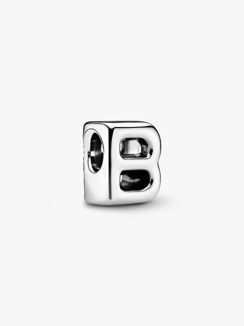 S925 Simple Alphabets A to Z Sterling Silver Charms Collection