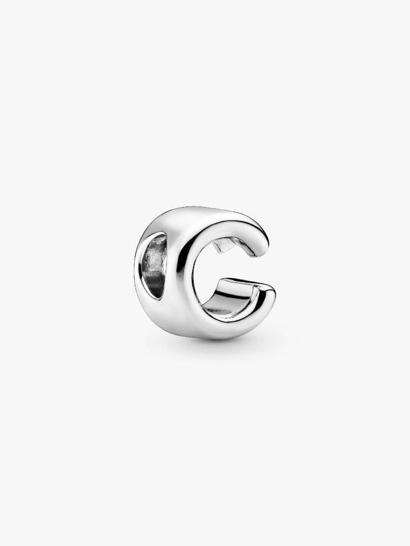 S925 Simple Alphabets A to Z Sterling Silver Charms Collection