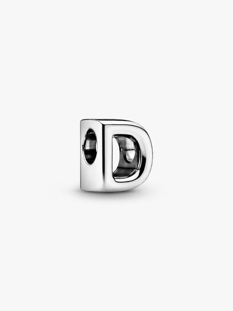 S925 Simple Alphabets A to Z Sterling Silver Charms Collection