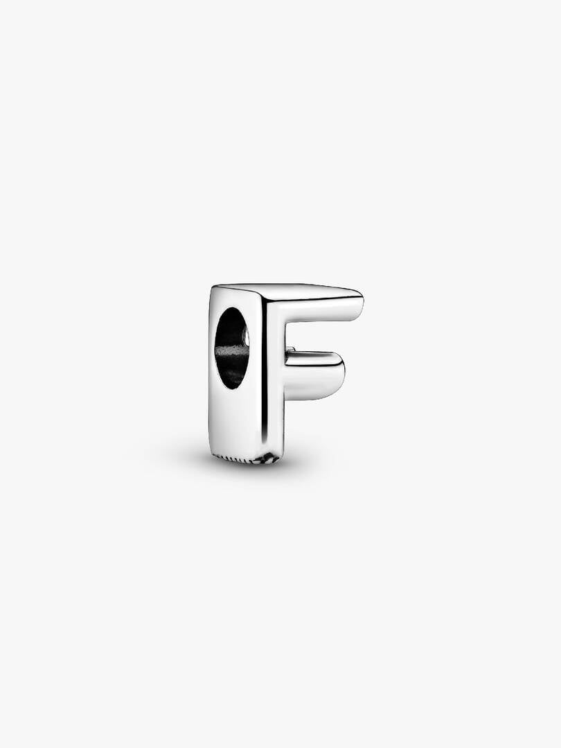 S925 Simple Alphabets A to Z Sterling Silver Charms Collection