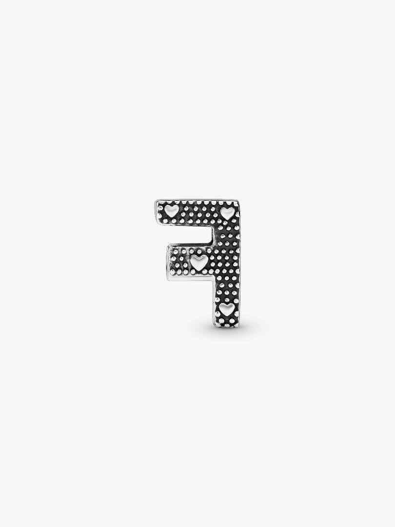 S925 Simple Alphabets A to Z Sterling Silver Charms Collection