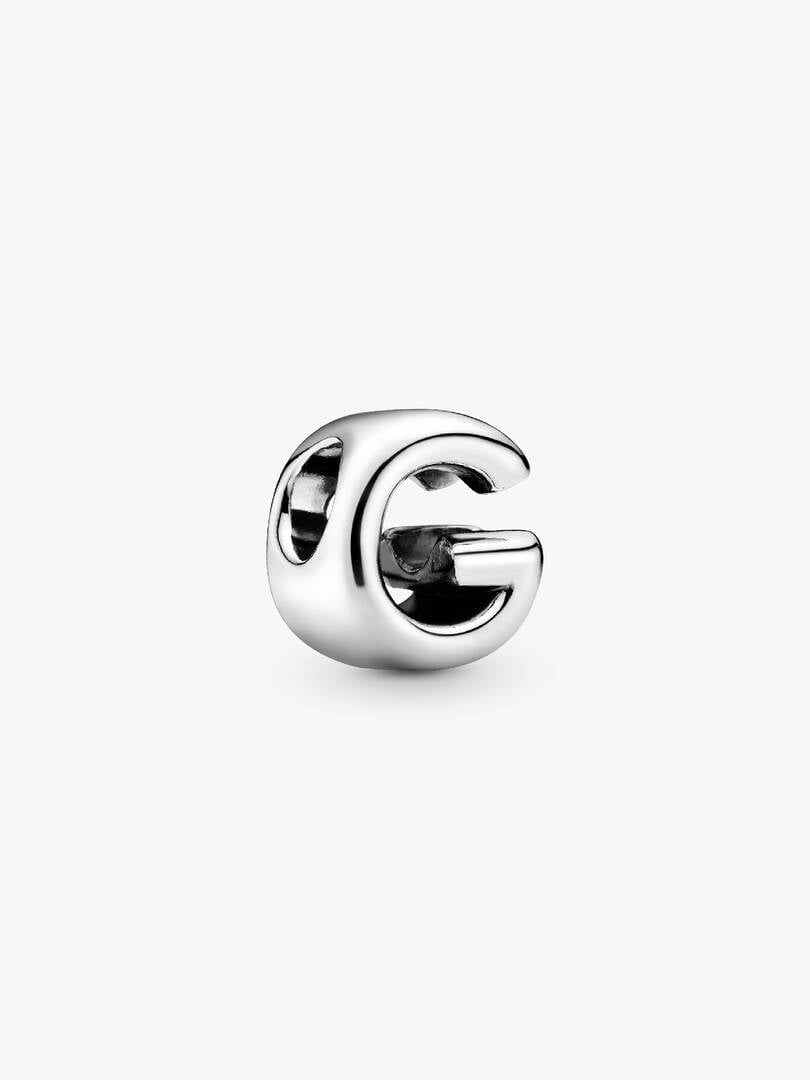 S925 Simple Alphabets A to Z Sterling Silver Charms Collection