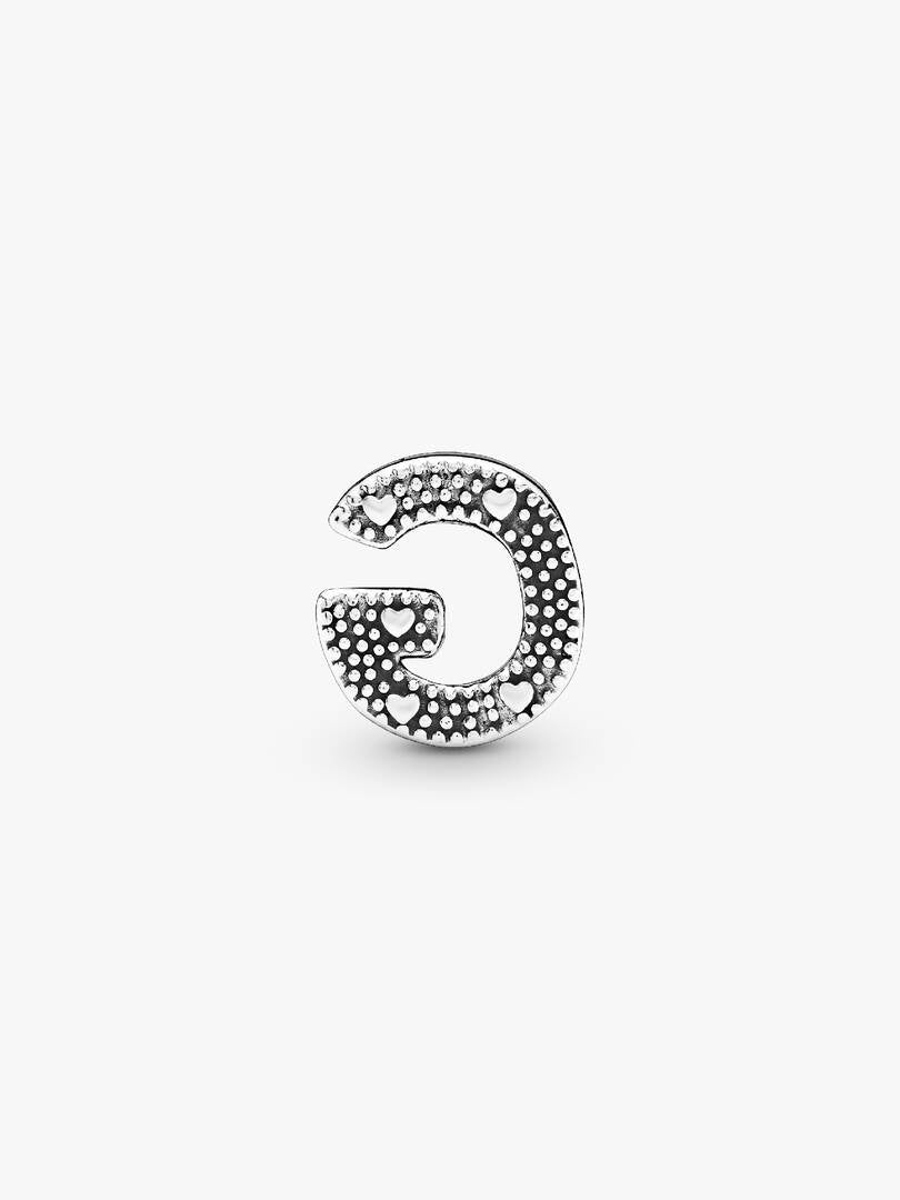 S925 Simple Alphabets A to Z Sterling Silver Charms Collection