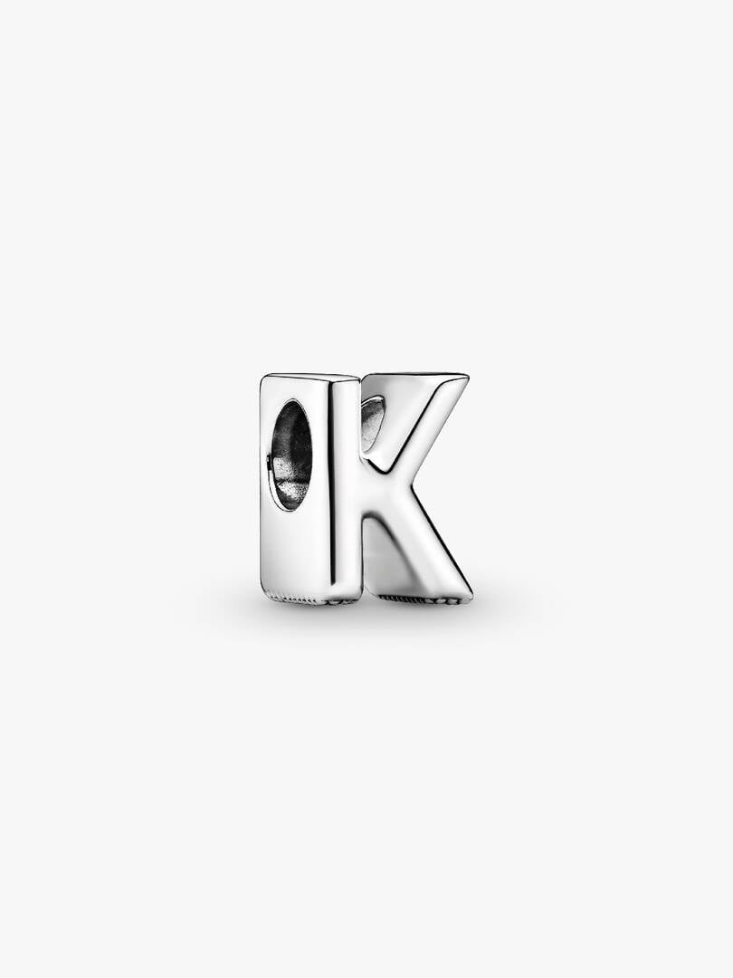 S925 Simple Alphabets A to Z Sterling Silver Charms Collection