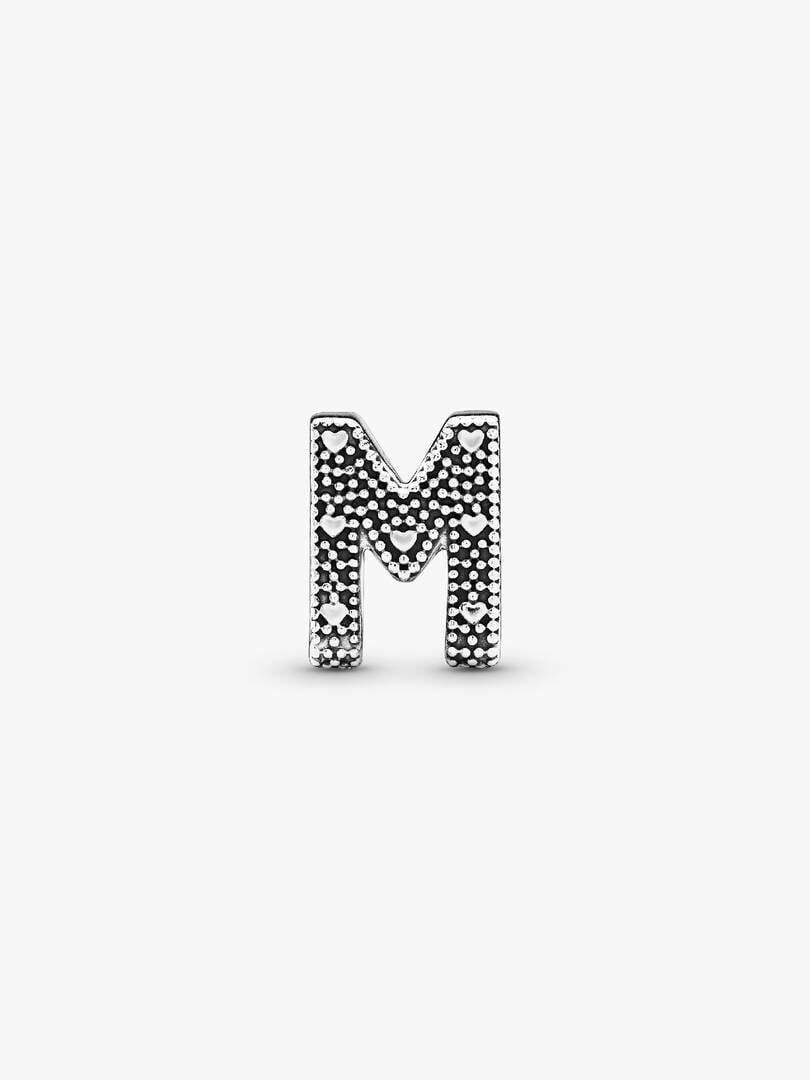 S925 Simple Alphabets A to Z Sterling Silver Charms Collection