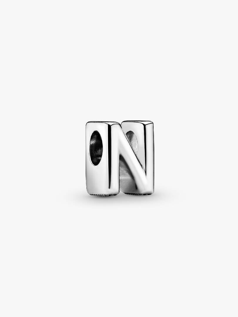 S925 Simple Alphabets A to Z Sterling Silver Charms Collection