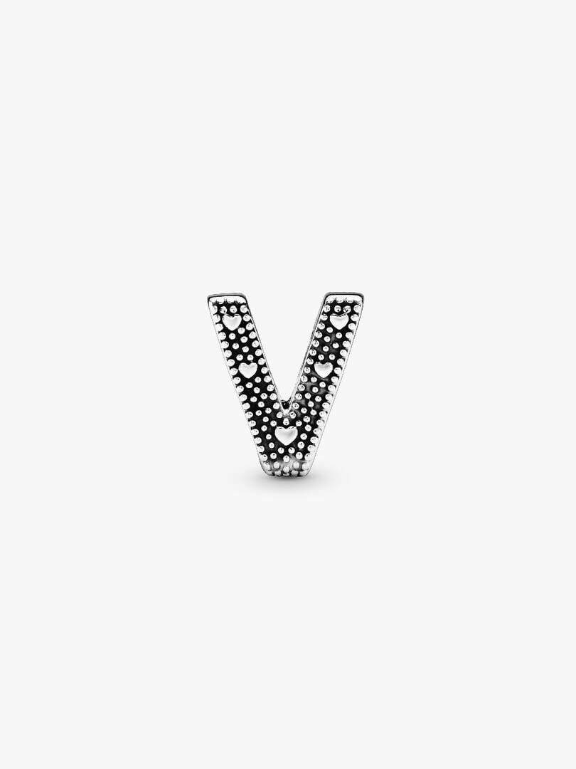 S925 Simple Alphabets A to Z Sterling Silver Charms Collection