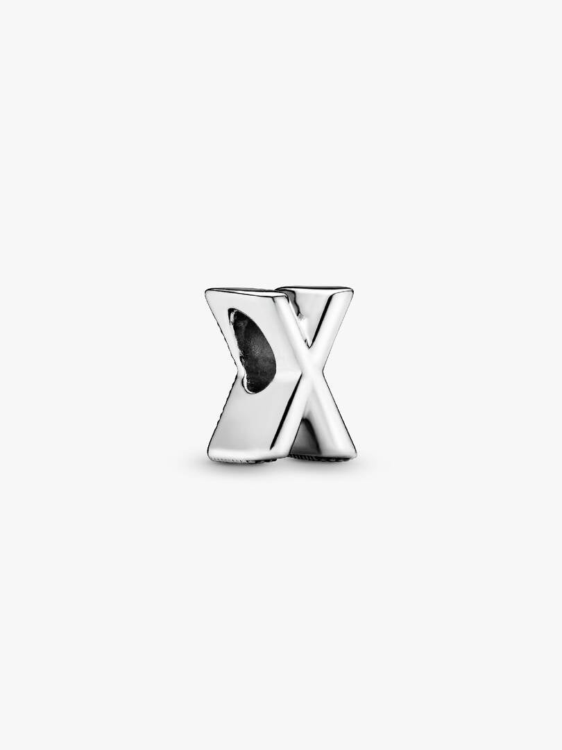 S925 Simple Alphabets A to Z Sterling Silver Charms Collection