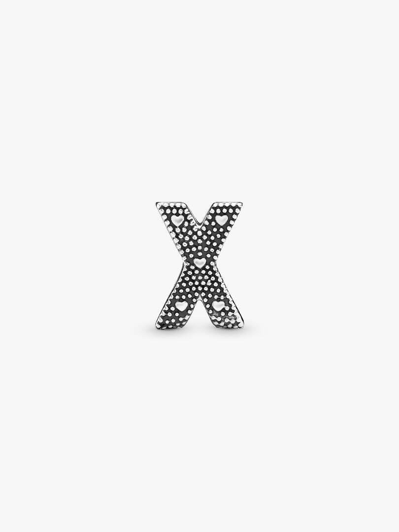 S925 Simple Alphabets A to Z Sterling Silver Charms Collection