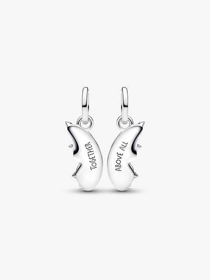 Silver Splitable Butterfly Dangle charm S925 Sterling Silver