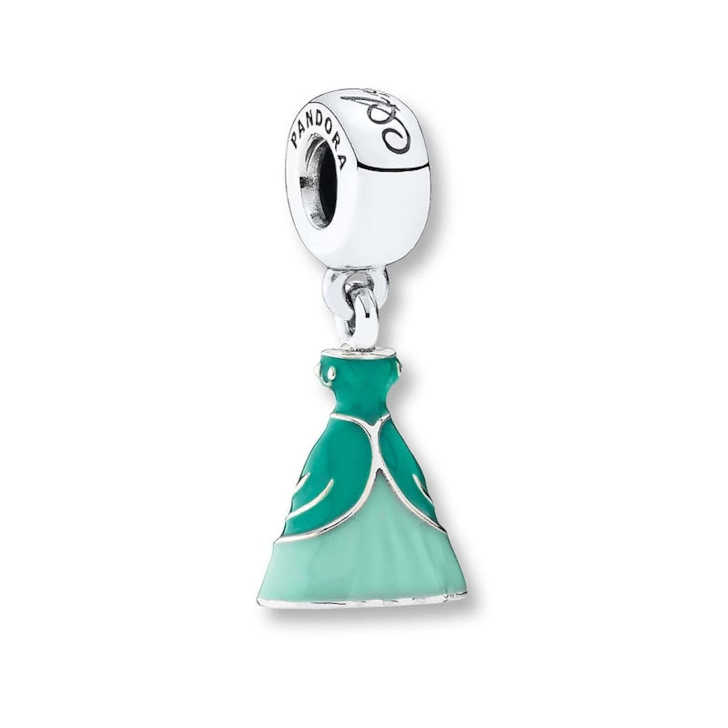 S925 Disney Princesses Dresses Dangle Sterling Silver Charms Collection