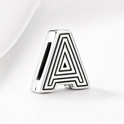 S925 Reflexion Alphabets A to Z Sterling Silver Charm Collection