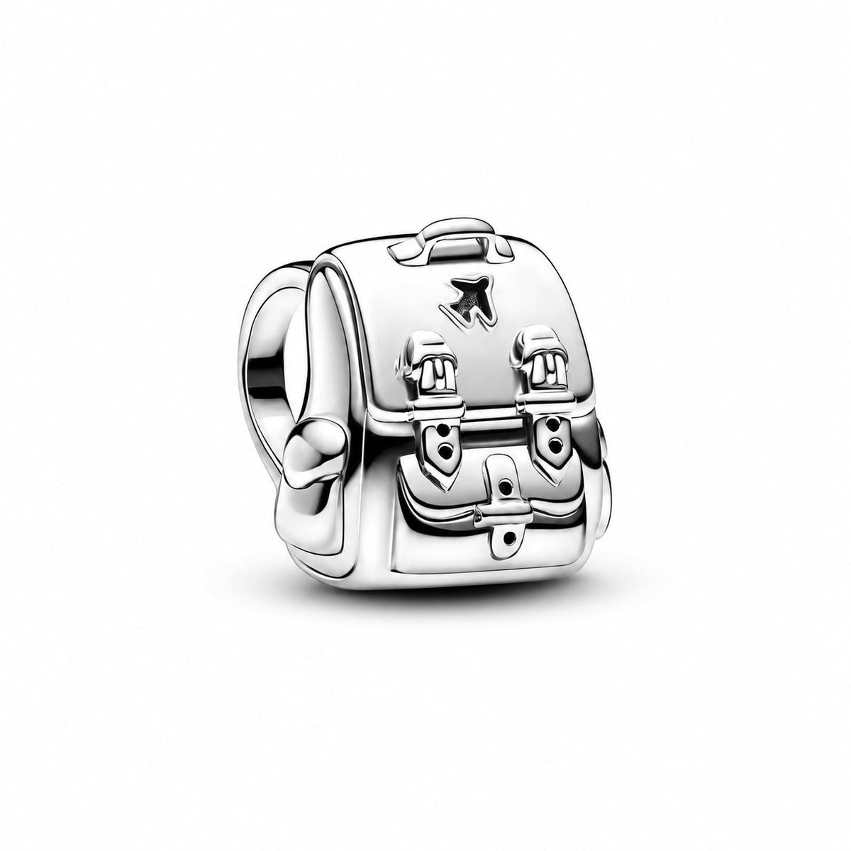 Adventure Backpack Charm  S925 Sterling Silver