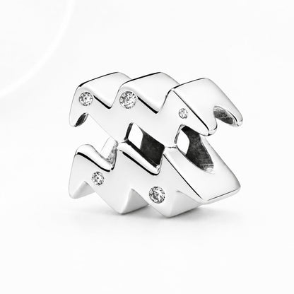 S925 Zodiac Sterling Silver Charm Collection
