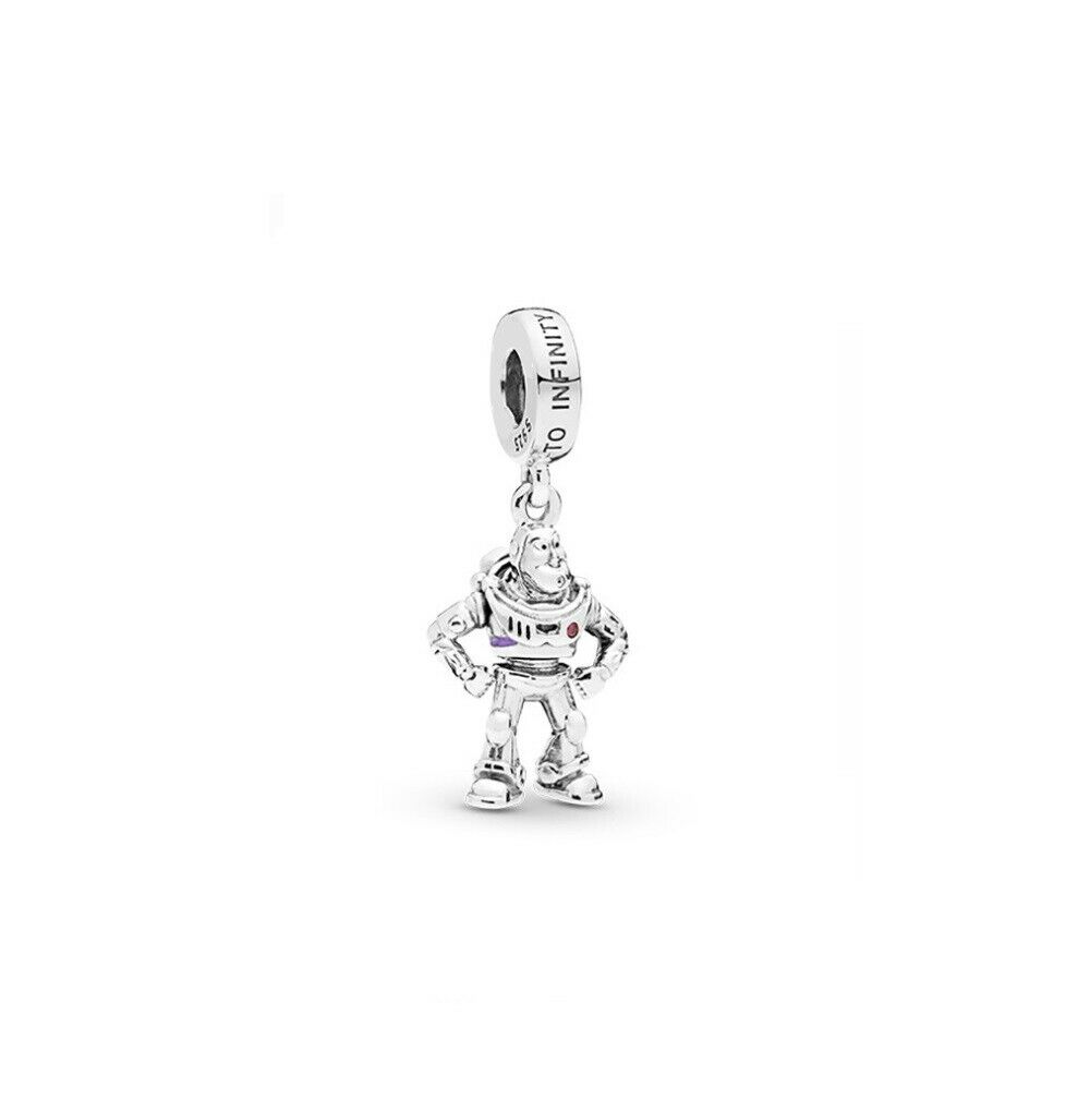 Disney Toy Story Buzz Charm S925 Compatible Sterling Silver Charm