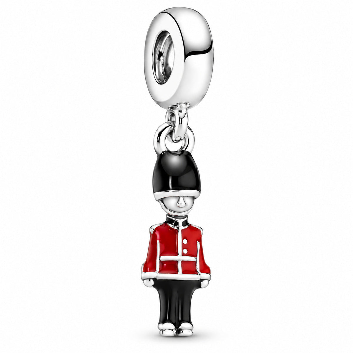 British Royal Guard Dangle Charm  S925 Sterling Silver