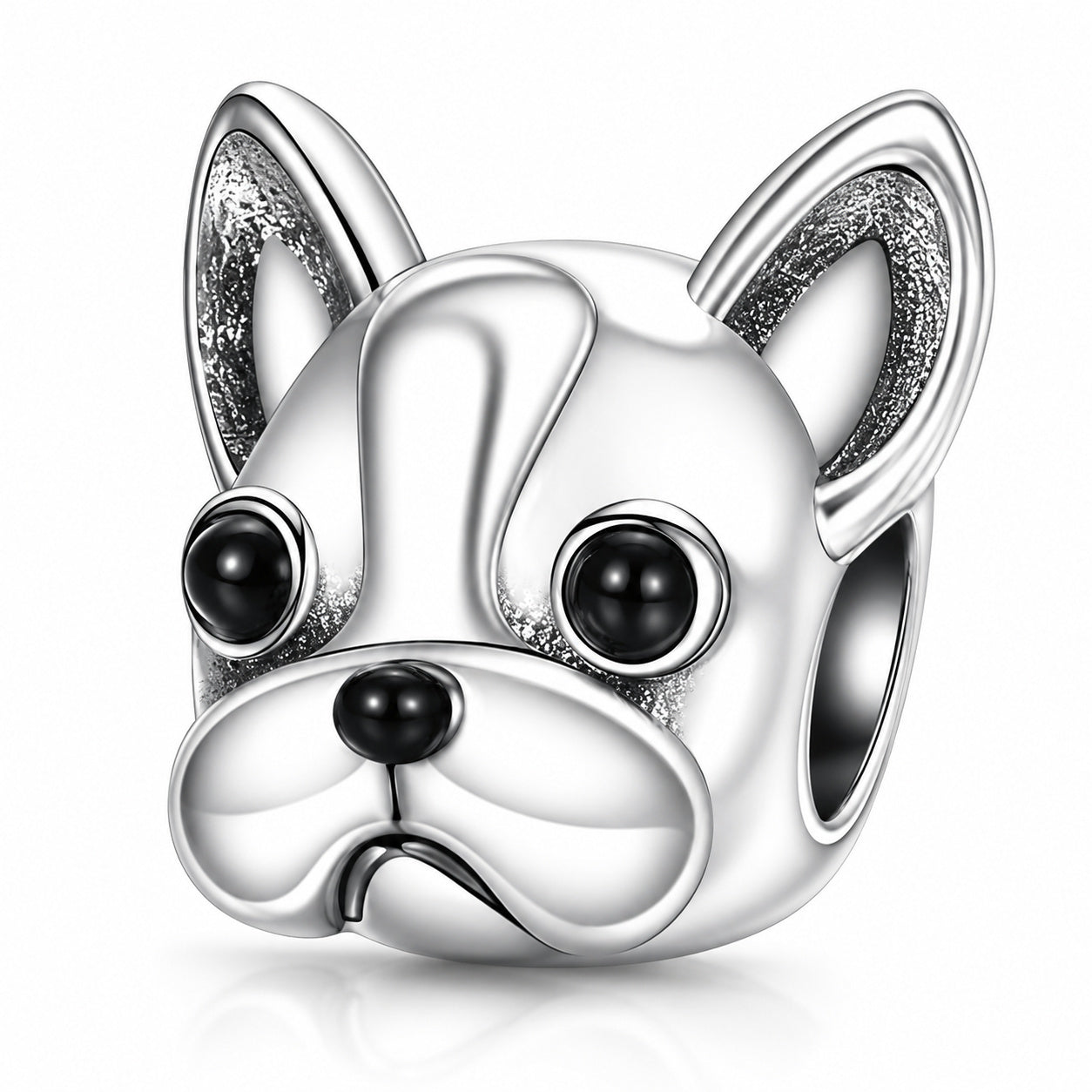 Bulldog Charm S925 Sterling Silver