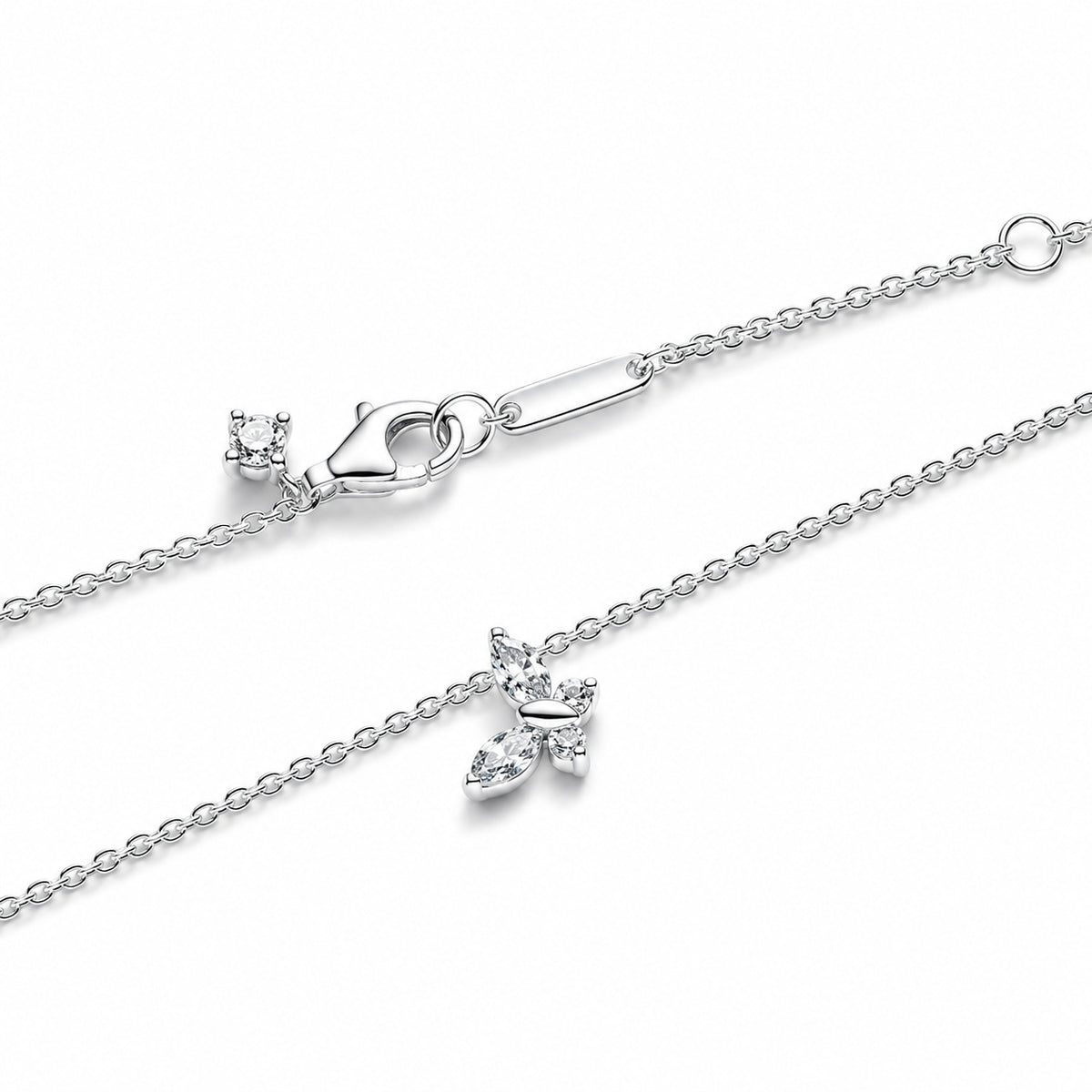 Butterfly Pendant Necklace Pendant  S925 Sterling Silver