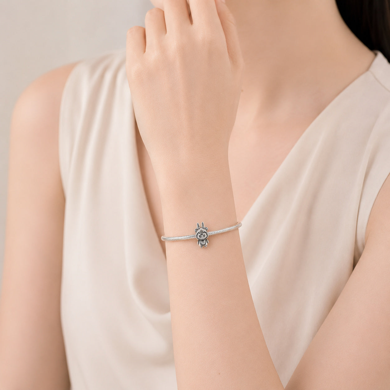 LABUB DE PLATA Charm S925 Sterling Silver