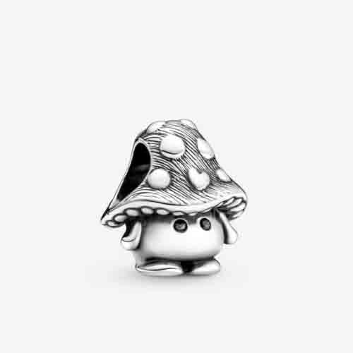 Cute Mushroom Charm S925 Sterling Silver