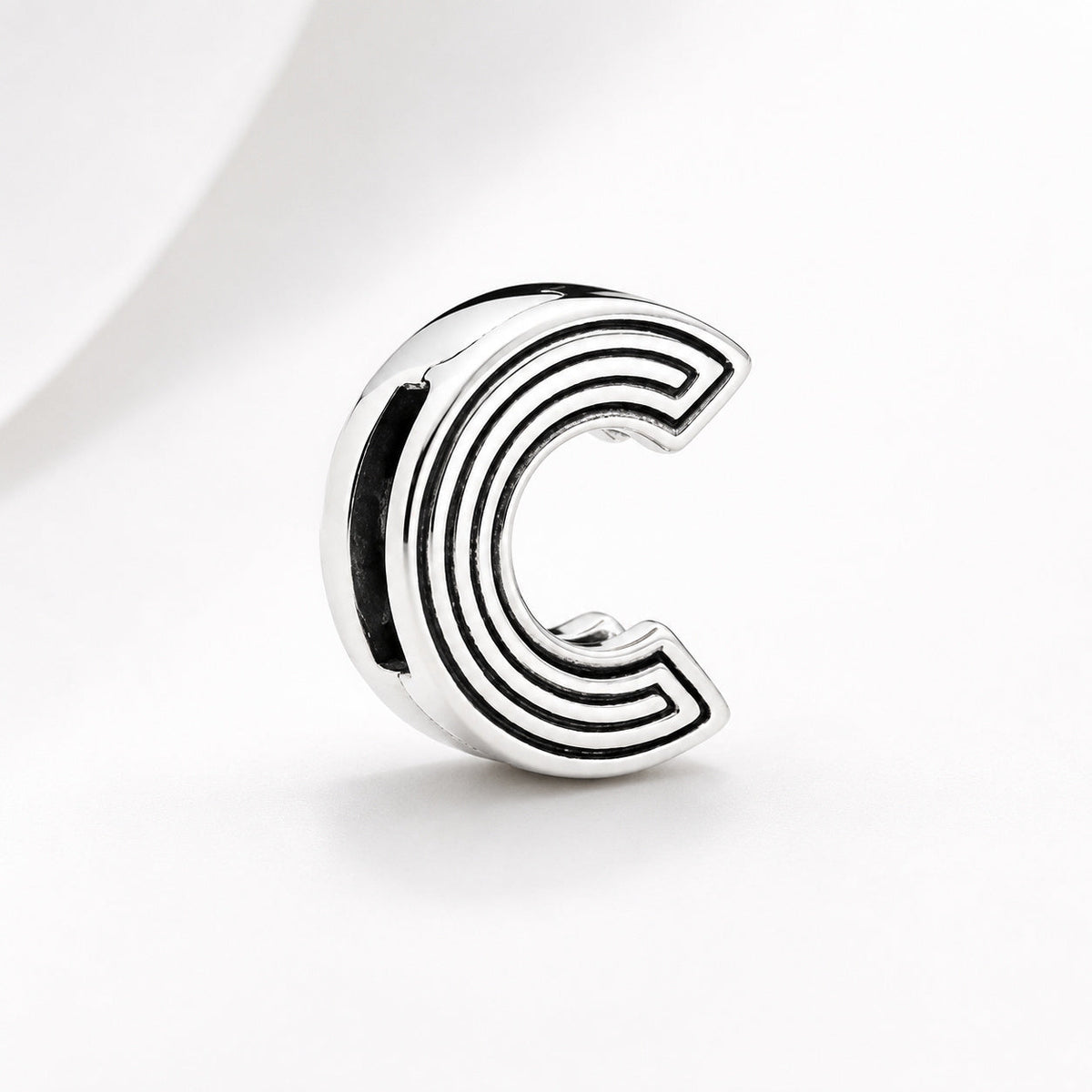 S925 Reflexion Alphabets A to Z Sterling Silver Charm Collection