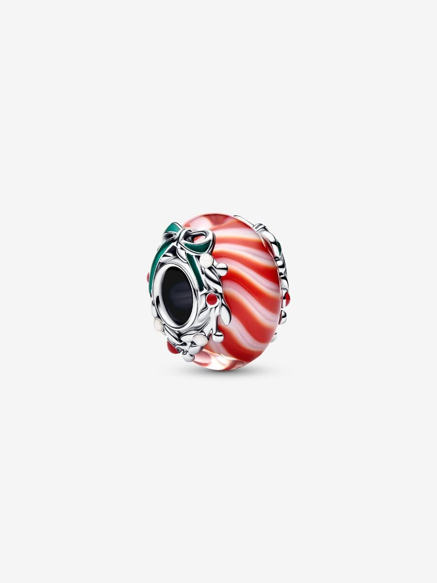 Candy Murano Glass Charm S925 Sterling Silver