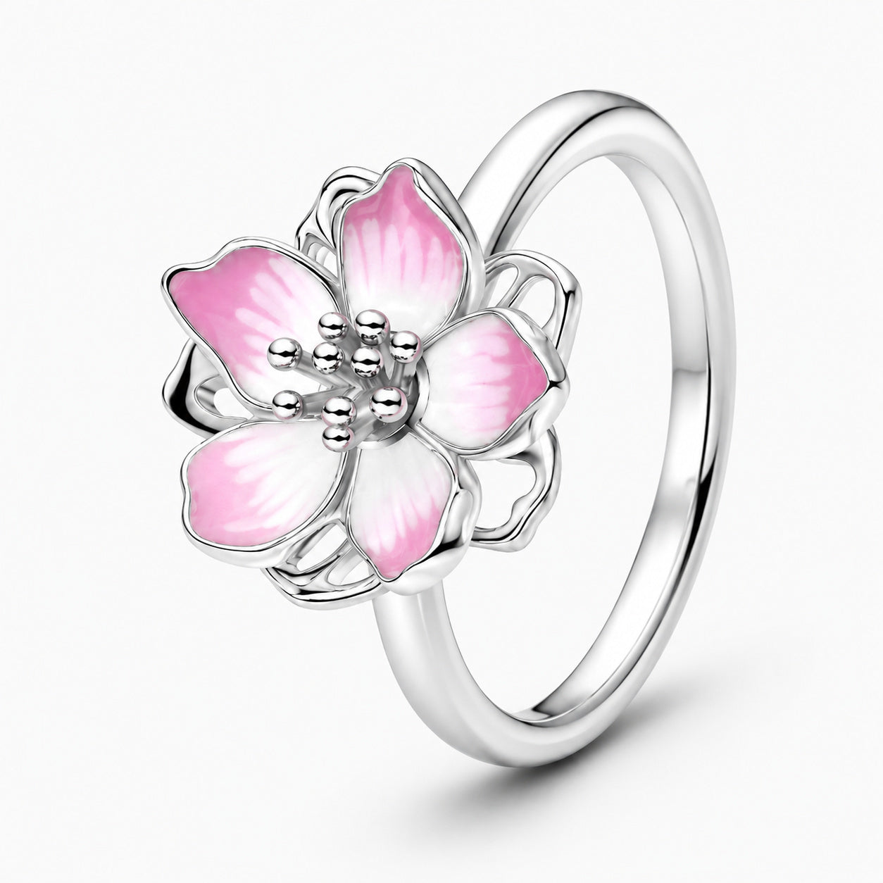 Cherry Blossom Ring S925 Sterling Silver