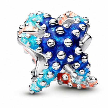 Colourful Star Fish Charm  S925 Sterling Silver
