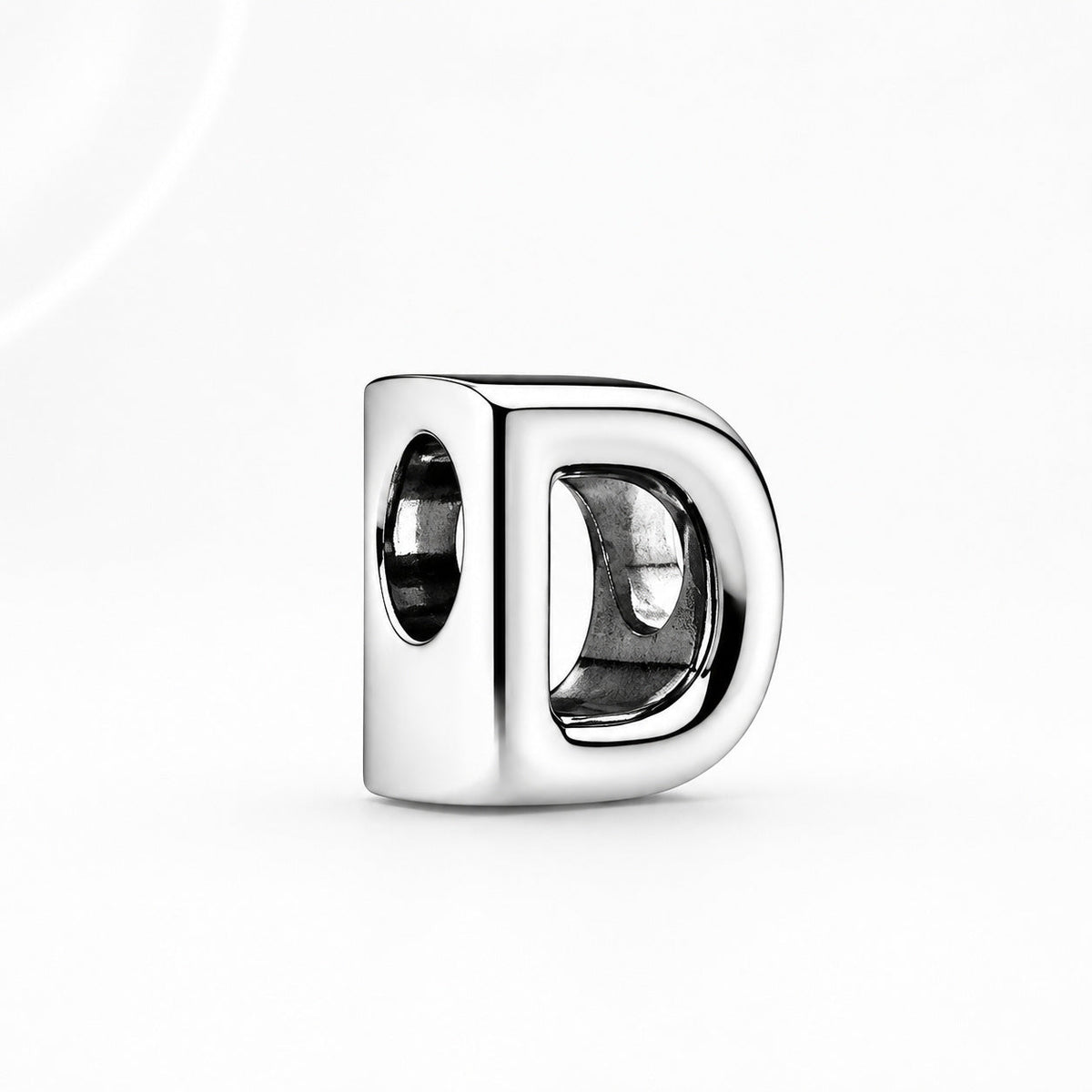 S925 Simple Alphabets A to Z Sterling Silver Charms Collection