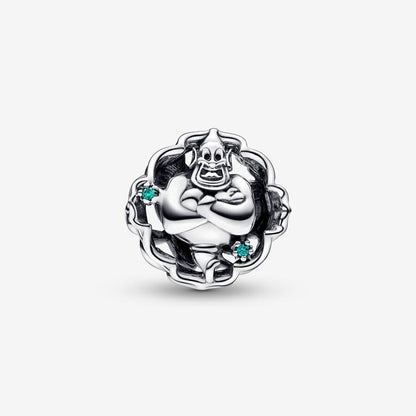 Disney Aladdin, Princess Jasmine & Genie Glow-in-the-dark Charm  S925 Sterling Silver