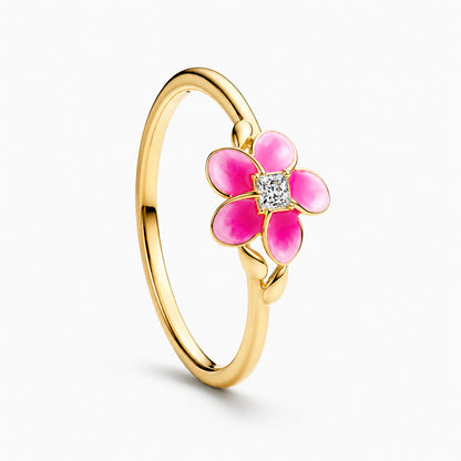 Disney Moana Flower Ring S925 Sterling Silver