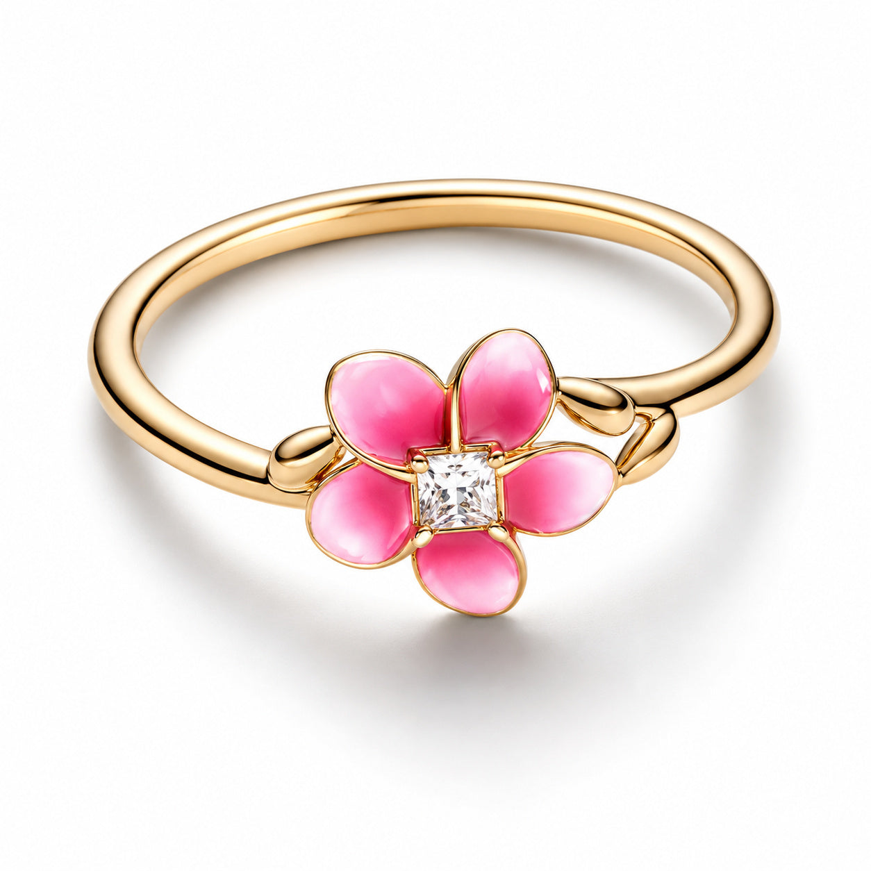 Disney Moana Flower Ring S925 Sterling Silver