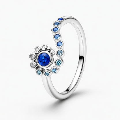 Disney Moana Ocean Wave Ring S925 Sterling Silver