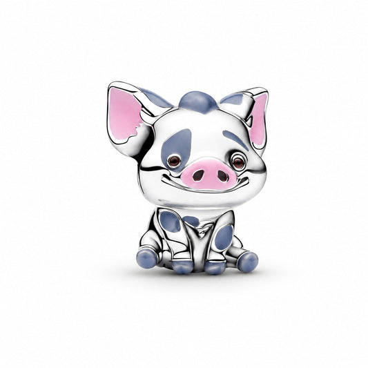 Disney Moana Pua The Pig Charm  S925 Sterling Silver
