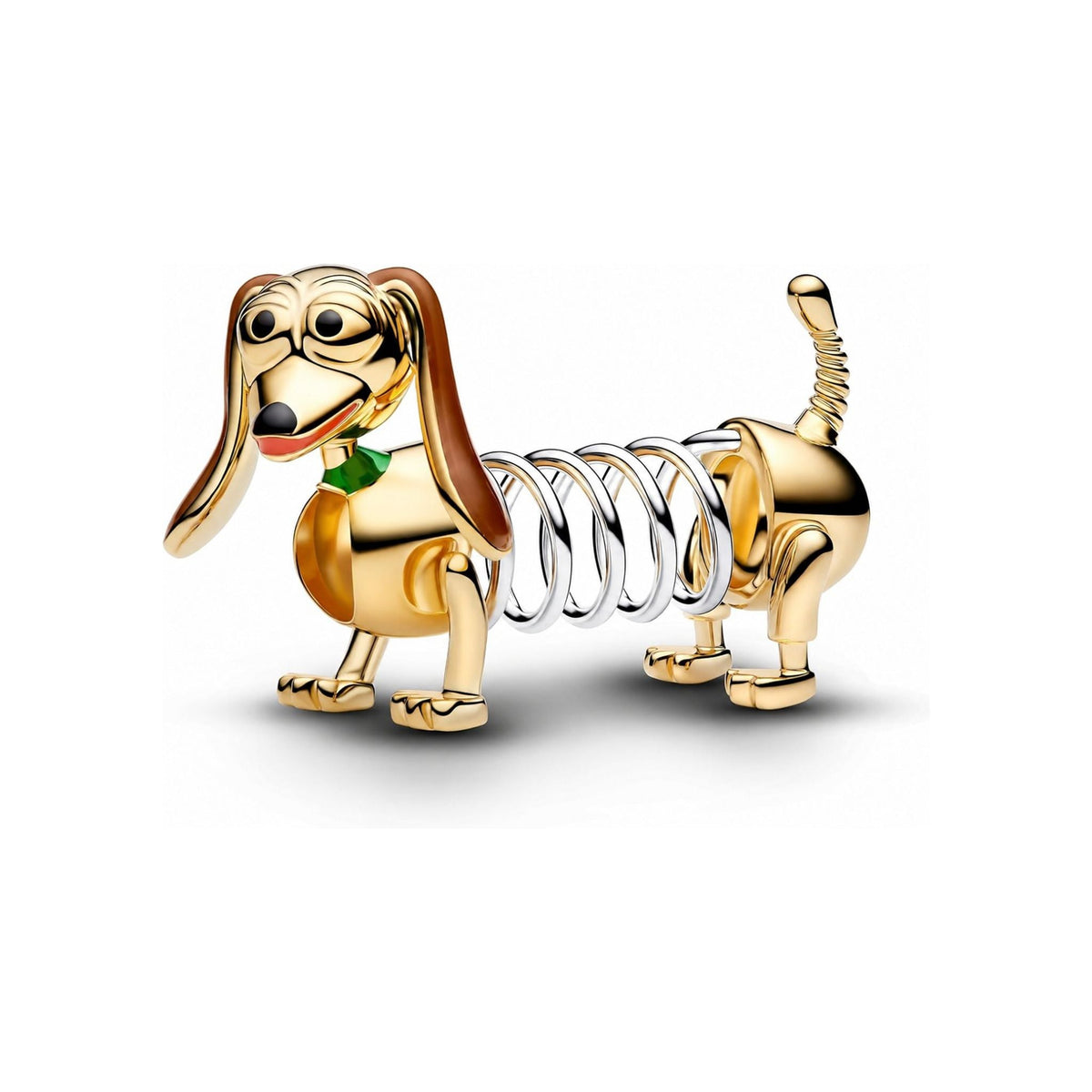 Disney Pixar Toy Story Slinky Dog Charm  S925 Sterling Silver