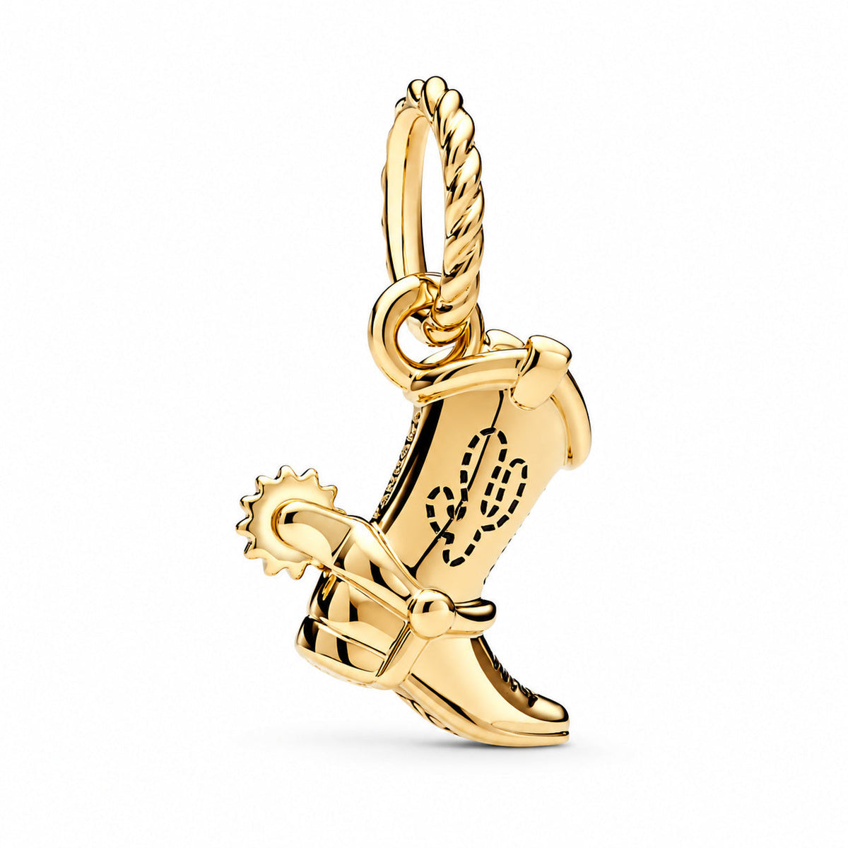 Disney Pixar Toy Story Woody Cowboy Boot Charm  S925 Sterling Silver