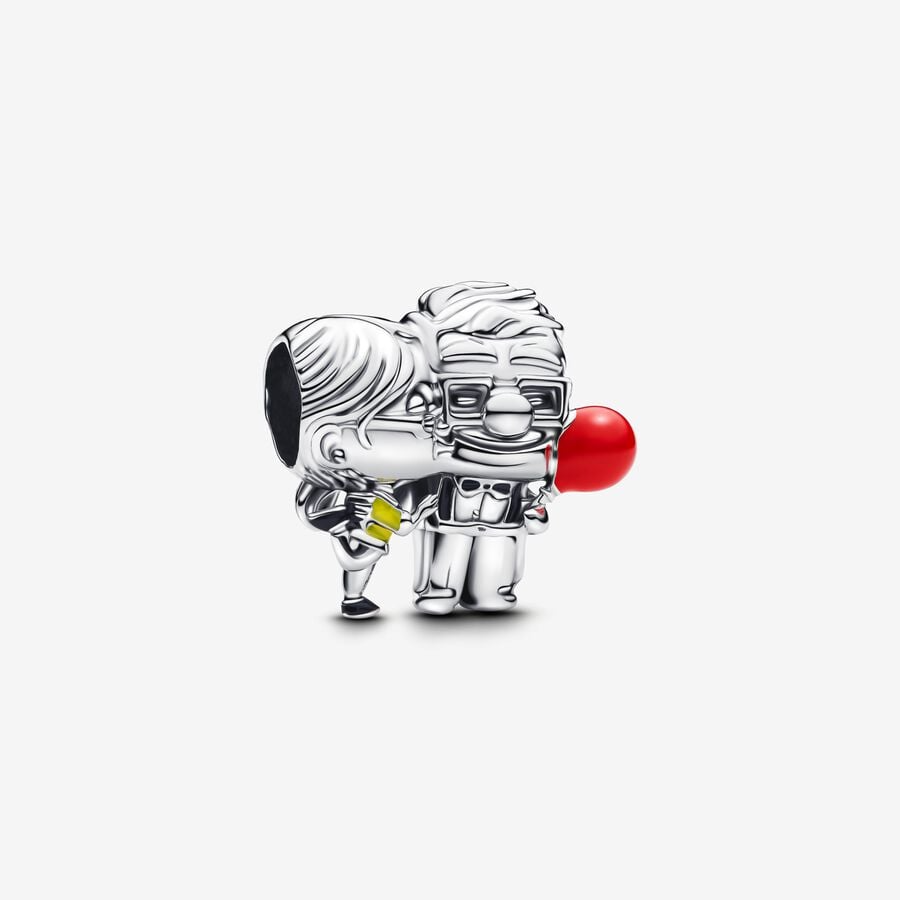 Disney Pixar Up Carl & Ellie Charm S925 Sterling Silver
