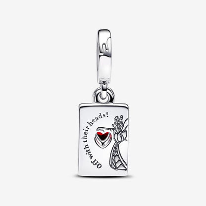 Disney Villains Queen of Hearts Double Dangle Charm S925 Sterling Silver