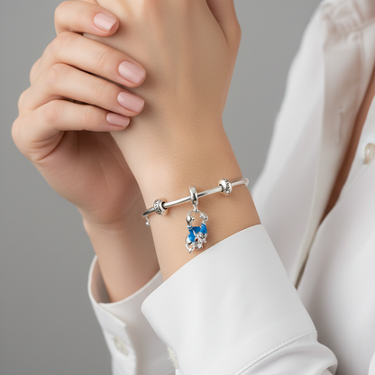 Disney Donald Duck Dangle Charm  S925 Sterling Silver