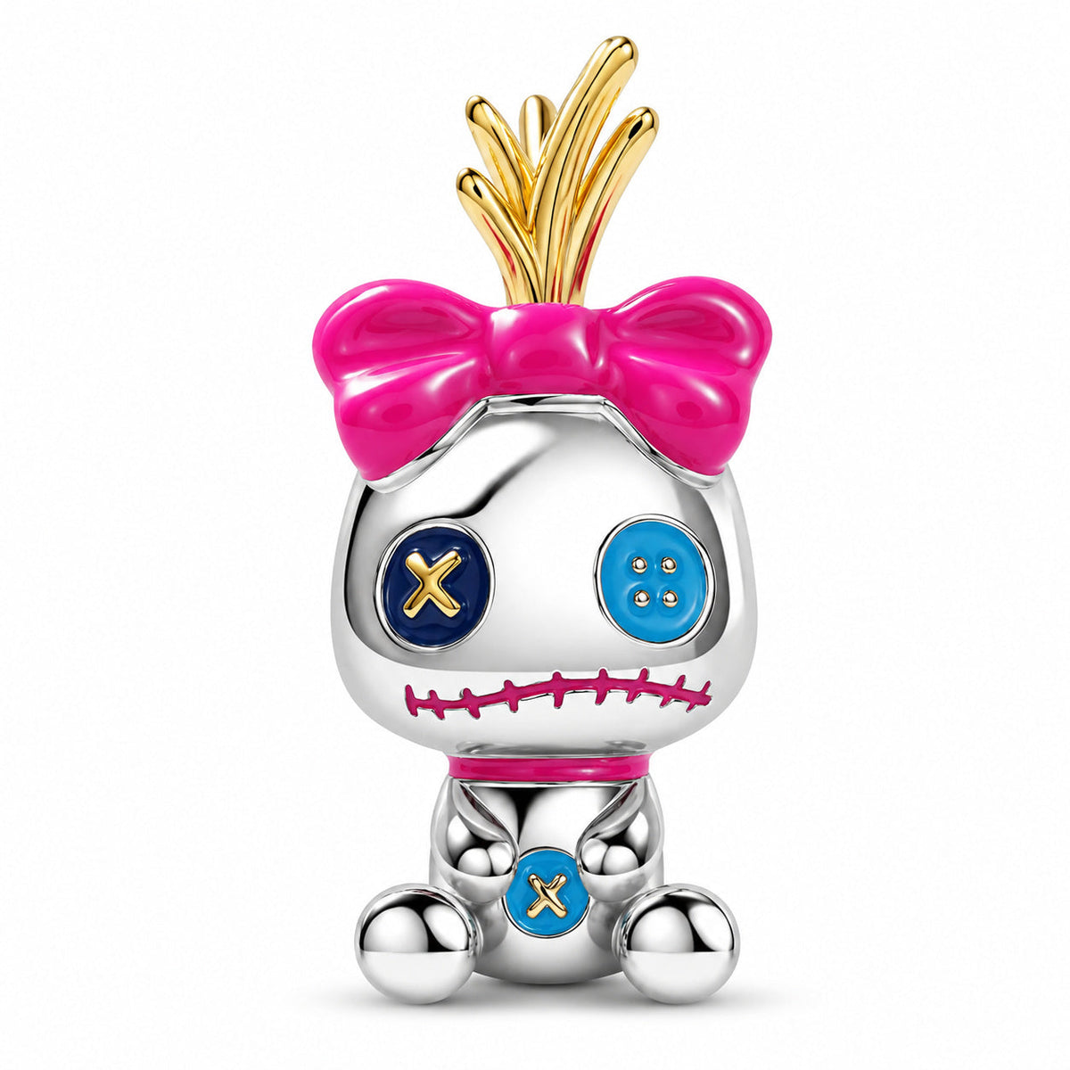 Disney Lilo & Stitch Scrump the Doll Charm  S925 Sterling Silver