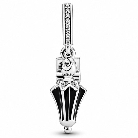 Disney Mary Poppin Umbrella Dangle Charm  S925 Sterling Silver