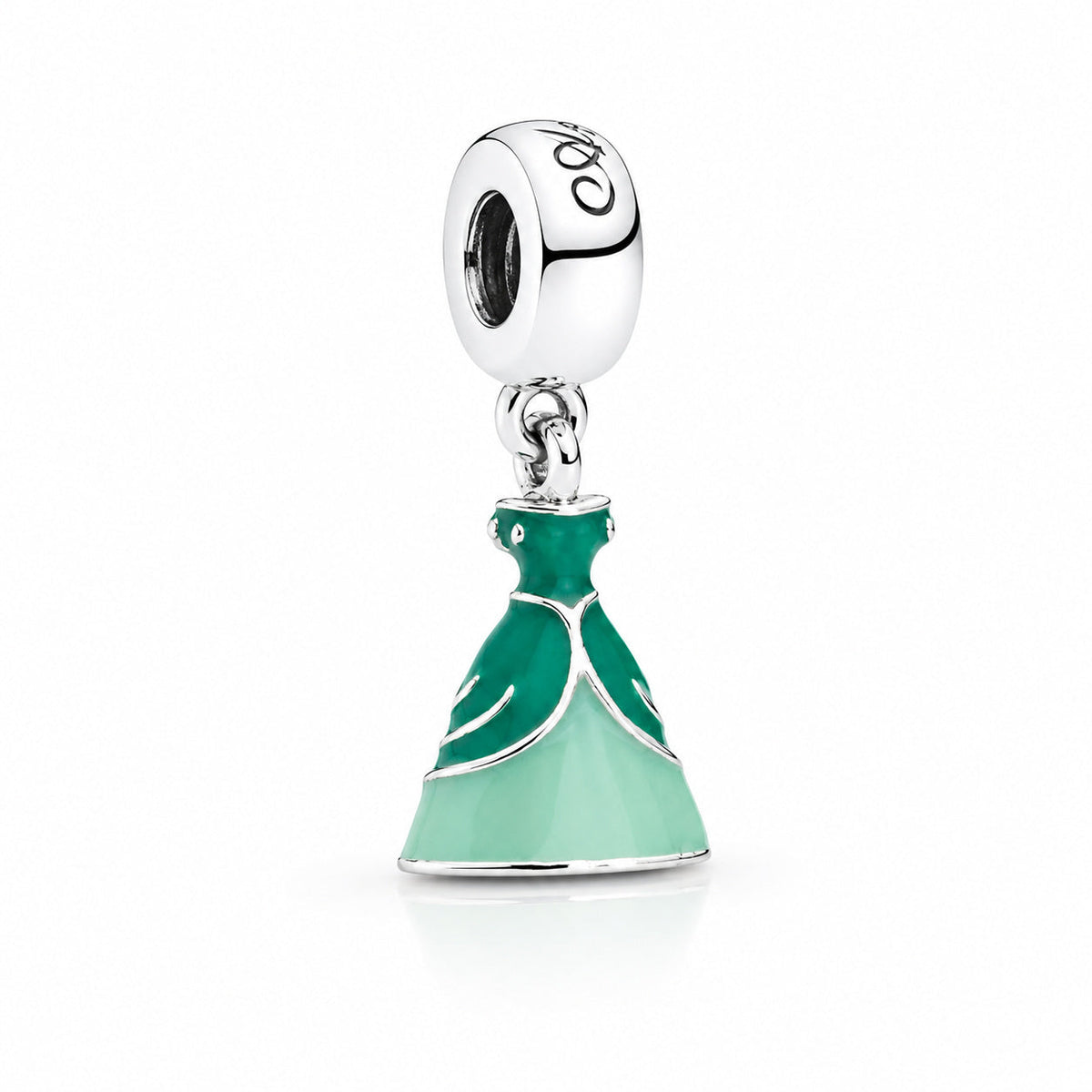 Disney Princess Ariel Dress Dangle Charm  S925 Sterling Silver