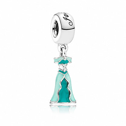 S925 Disney Aladdin Jasmine Sterling Silver Charm Collection